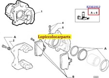 82361912 Kit Riparazione Pinze Freno Ant Lancia Prisma Delta R86 Originale