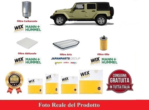 Kit filtri tagliando per - filtri, jeep