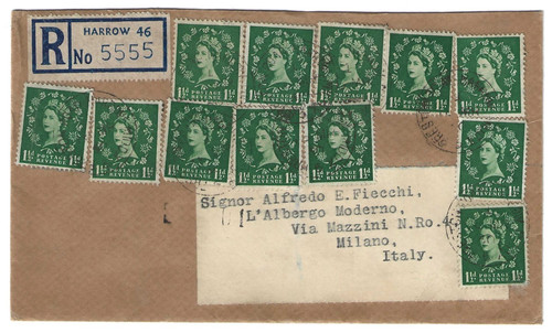 1950 gran bretagna - -, busta