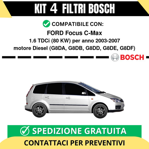 Kit bosch filtri tagliando - bosch,