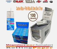 Cartine Rizla Argento Corte Silver Regula + Filtri Rizla Ultra Slim 5.7mm Pocket