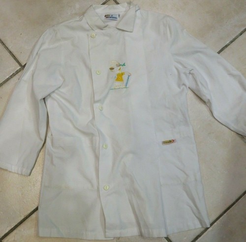 Vecchio grembiule bianco - vecchio,