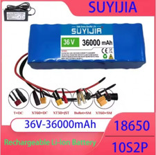 Batteria Li-Lon Alta Capacità 10S2P 36V 36Ah Nuova per Scooter Scooter Elettrici