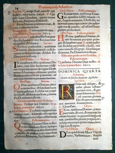 Pagina messale cattolico - di,
