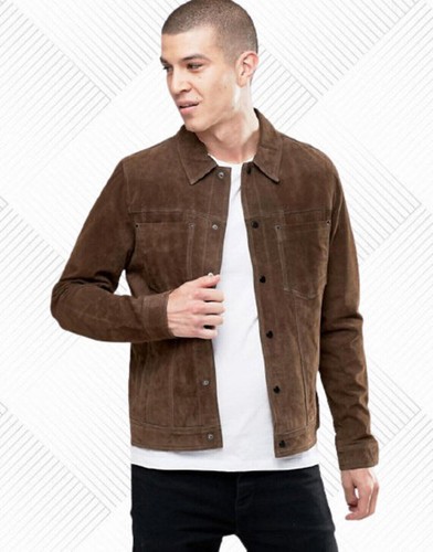 Camicia uomo pelle - , scamosciata