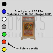 1x Stand Personalizzato in 3D Carte Gradate - Pokemon Yu-Gi-Oh! Dragon Ball PSA