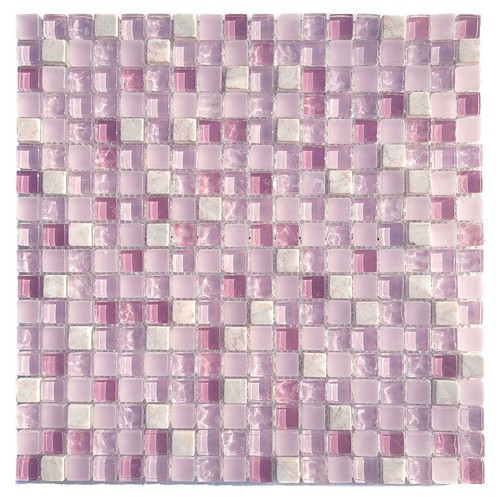 Mosaico vetro marmo color - vetro,