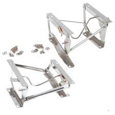 Set telaio sedile acciaio inox lucido Jeep CJ7 76-86 CJ8 81-86 Wrangler YJ 87-90