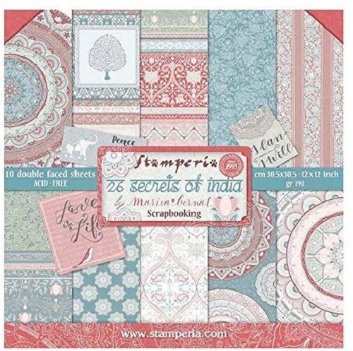 Blocco 10fg carte - , scrap