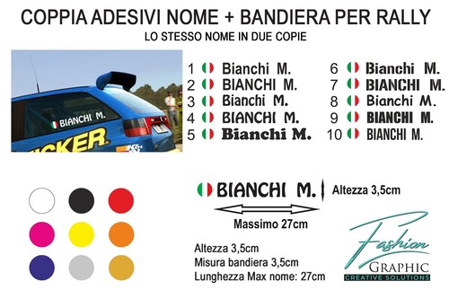 Adesivo rally per auto - rally,