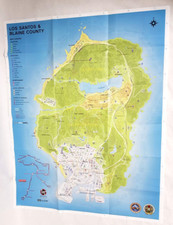 Mappa grand theft auto gta - mappa,