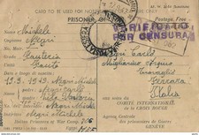 CARTOLINA PRIGIONIERI POW CAMP