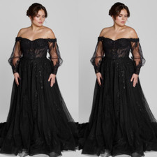 Abiti da sposa neri eleganti