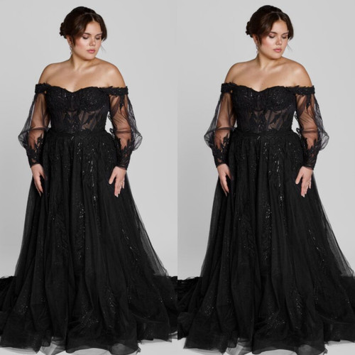 Abiti sposa neri eleganti - abiti,