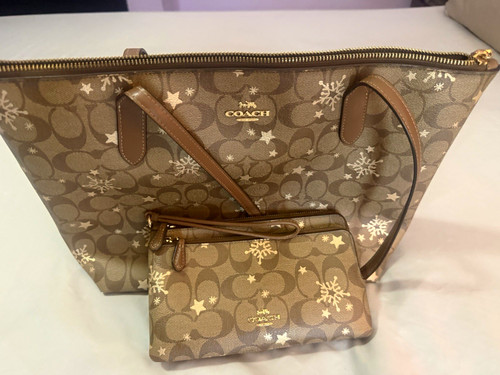 Coach signature monogram borsa - signature,