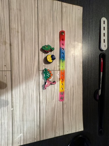 Rainbow silicone charm - rainbow,