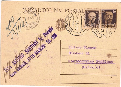 C098 intero postale - c098, regno