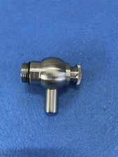 RUBINETTO OLIO PER CONTENITORI BOTTI FUSTINI SALVAGOCCIA ACCIAIO INOX 1/2"
