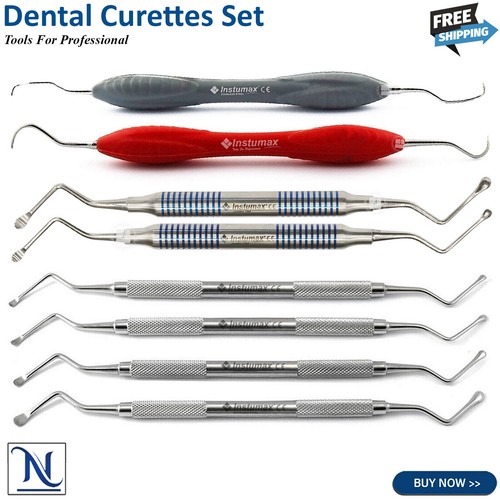 Dental lucas curette set - lucas, di