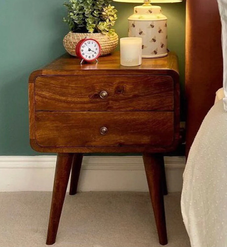 Comodino scandinavo vintage