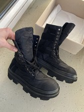 stivali neri militari rick