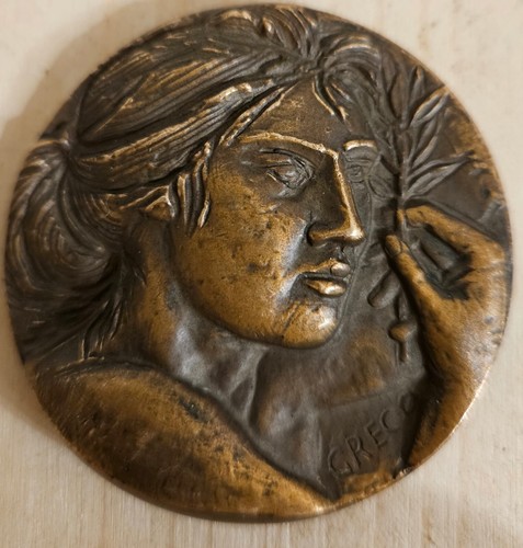 Emilio greco medaglia in - greco,,