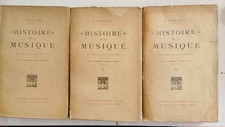 Histoire de la musique. Volumi