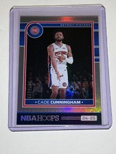 24/25 Panini Hoops Silver Refractor /199 #194 Cade Cunningham