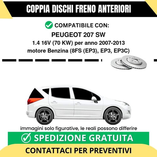 Coppia dischi freno anteriori - dischi,