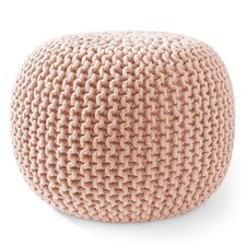 OPEN BOX - Round Cotton Pouf