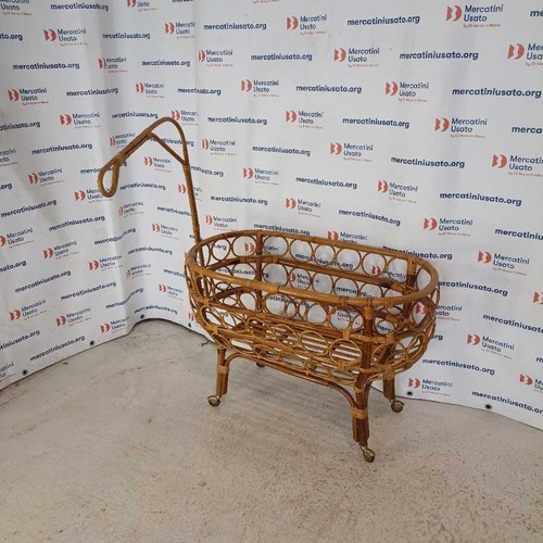 Culla vintage bambù e - in,