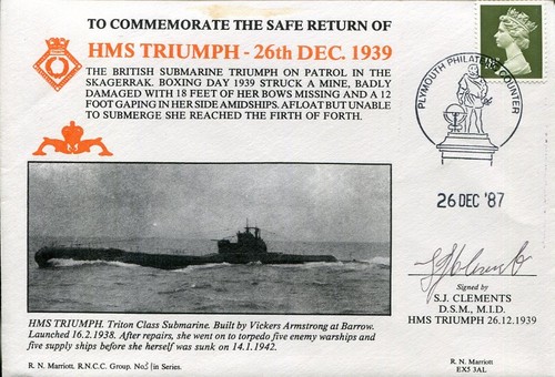 Clements dsm wwii war hms - sj,