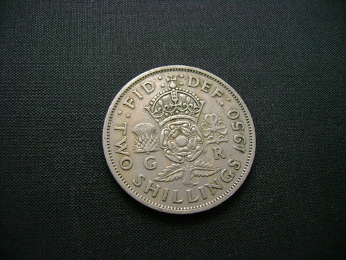 Gran bretagna 1950 moneta 2 - 1950,