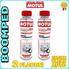 MOTUL ENGINE CLEAN Additivo Pulizia Lavaggio Olio Motore auto 2x300ml 02MO46