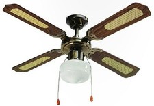 ECCEZIONALE LAMPADARIO VENTILATORE DA SOFFITTO cat v6080n LAMPADA