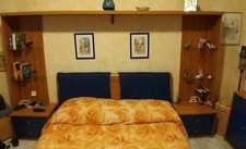 camera da letto matrimoniale completa usata con 2 scarpiere in regalo