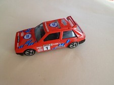 BURAGO LANCIA DELTA S4 MARTINI RALLY SCALA 1:43 ROSSA MADE IN ITALY