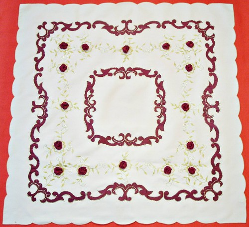 Tovaglia vintage rose raso - tovaglia,