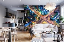 Luci città 3D Q4344 carta da