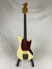 Vintage Fender - 1966 - Mustang Bass - Olympic White - Consegna gratuita 