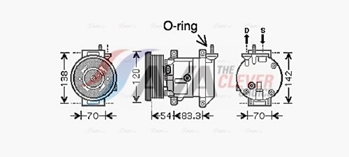 Compressore climatizzatore - , **