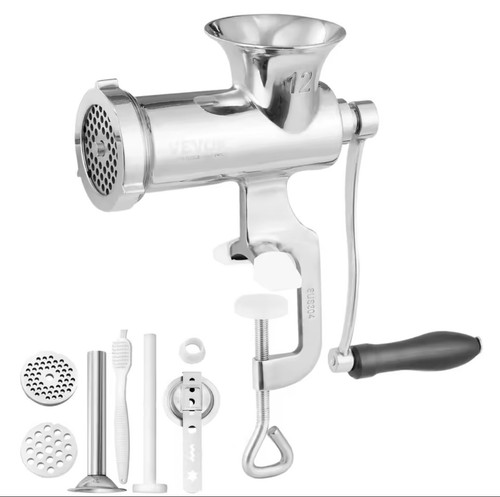 Tritacarne manuale acciaio - tritacarne,