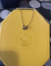 collana swarovski cigno oro