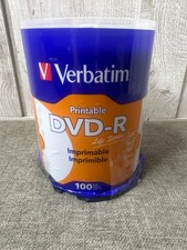 Verbatim 4,7 GB DVD-R serie Life stampabile 16 x 120 min confezione da 100 mandrini