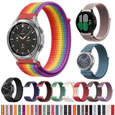 Per Samsung Galaxy Watch 3 4 5 Active 2 Gear S3 S2 Cinturino Sportivo Nylon Loop