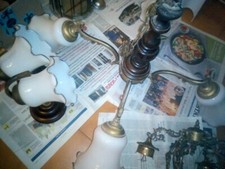 Lampadario 4 luci e 2 applique - usato