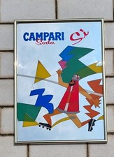 CAMPARI SODA , UGO NESPOLO , SPECCHIO ANNI 80/90'