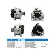 ALTERNATORE EB1701Q 746159 439593 605275 TG11C069 TG11C066 8200410681 640533