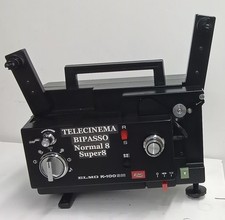 PROIETTORE ELMO K100 BIPASSO NORMAL8 - SUPER8 MUTO  MODIFICATO A TELECINEMA