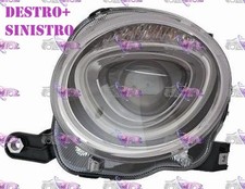 COPPIA FARI FANALE PROIETTORE DX+SX H7 CON MOTORE ELETT FIAT 500 15>